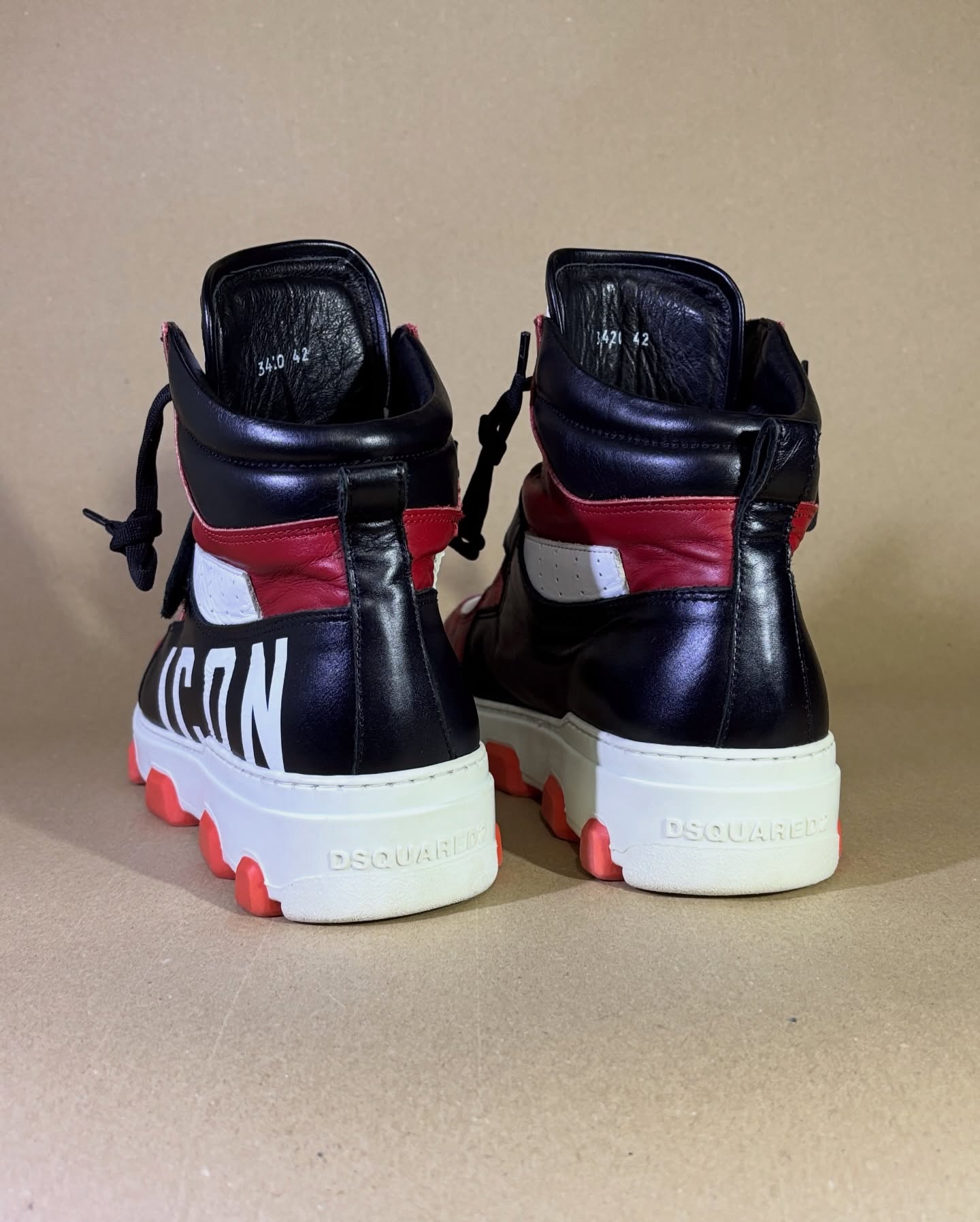 DSQUARED2 ICON Basket  muške visoke patike  - 42