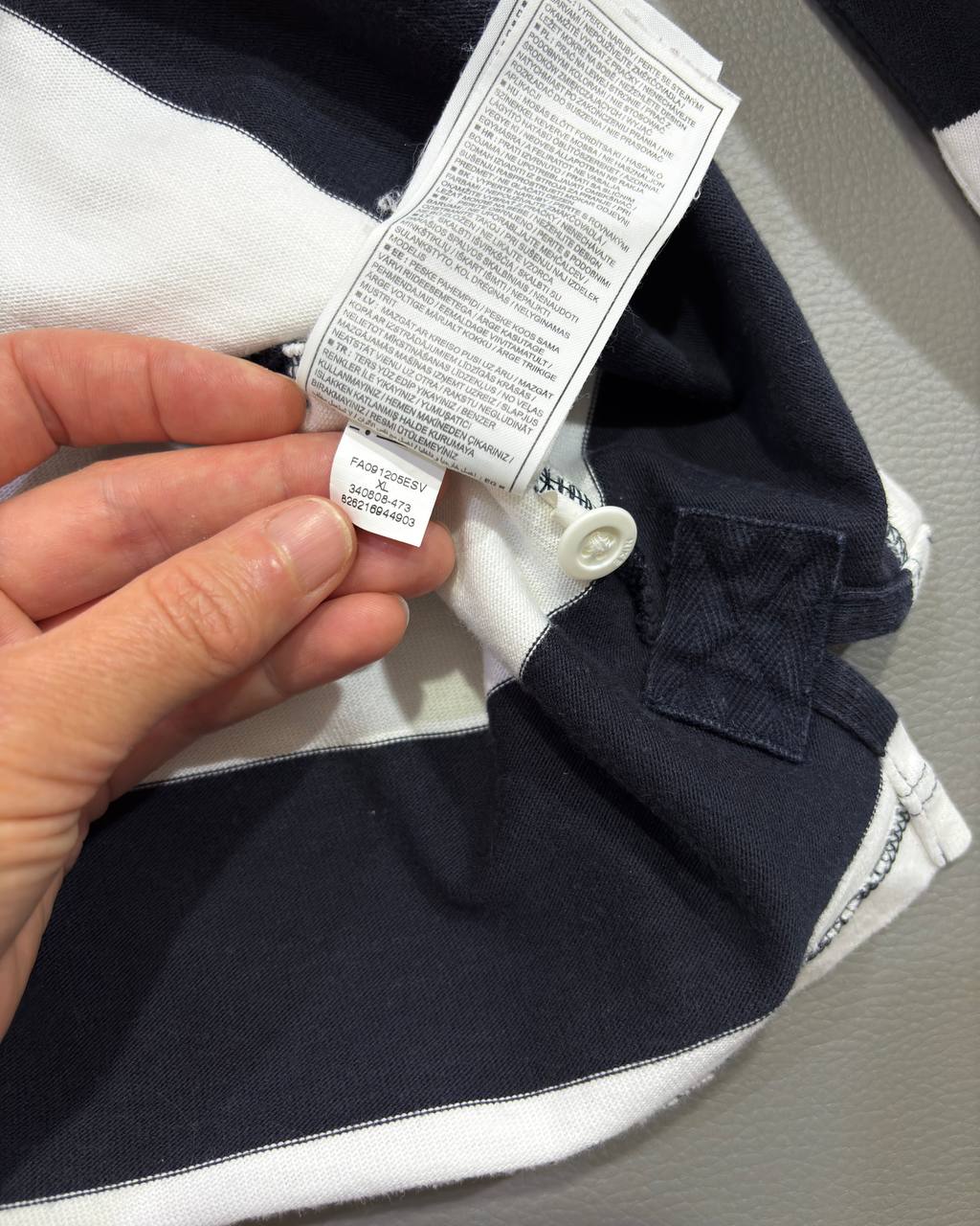 Nike muška ragbi polo majica dugih rukava u vintage stilu – XL