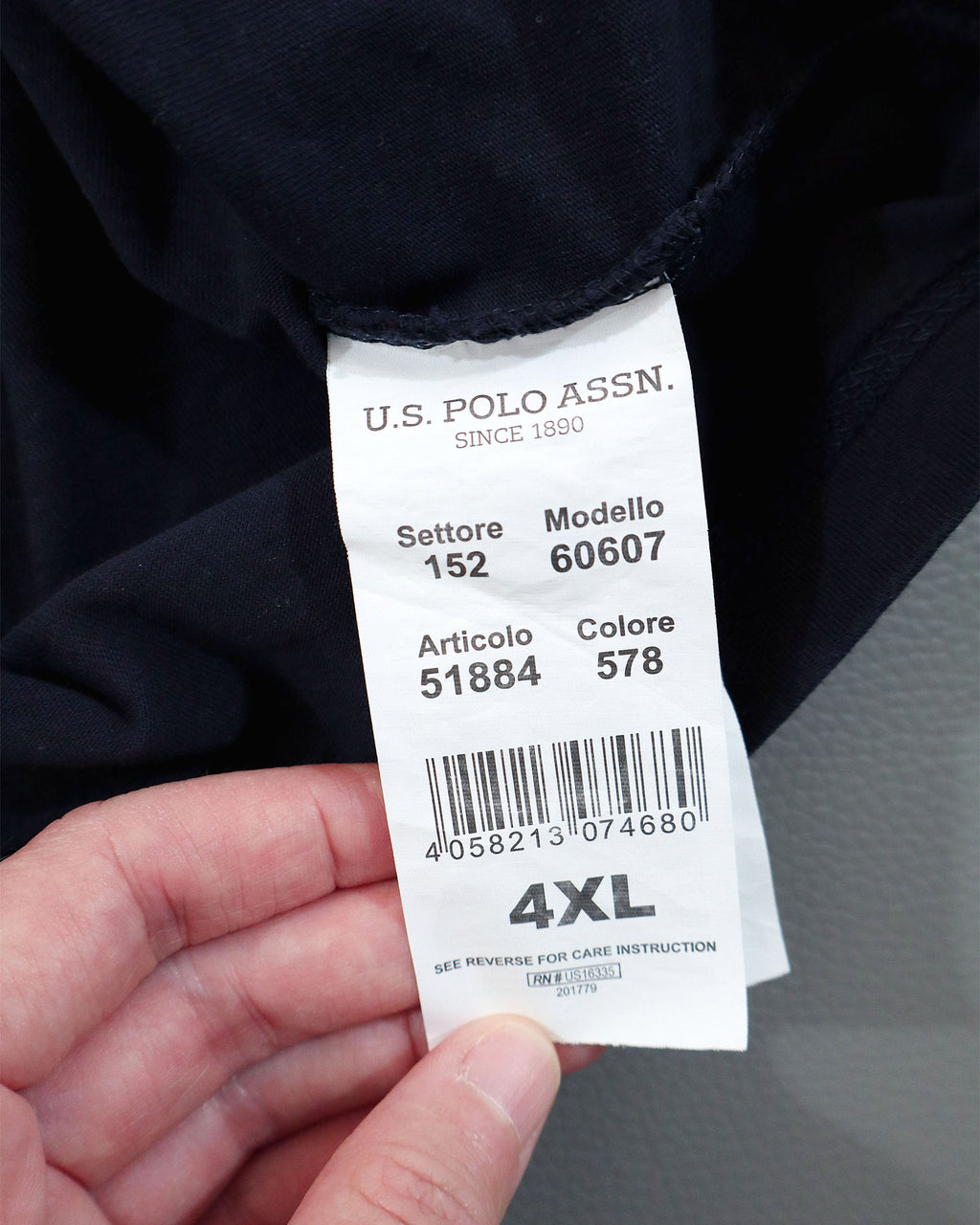 U.S. Polo Assn. muška majica dugih rukava – 4XL