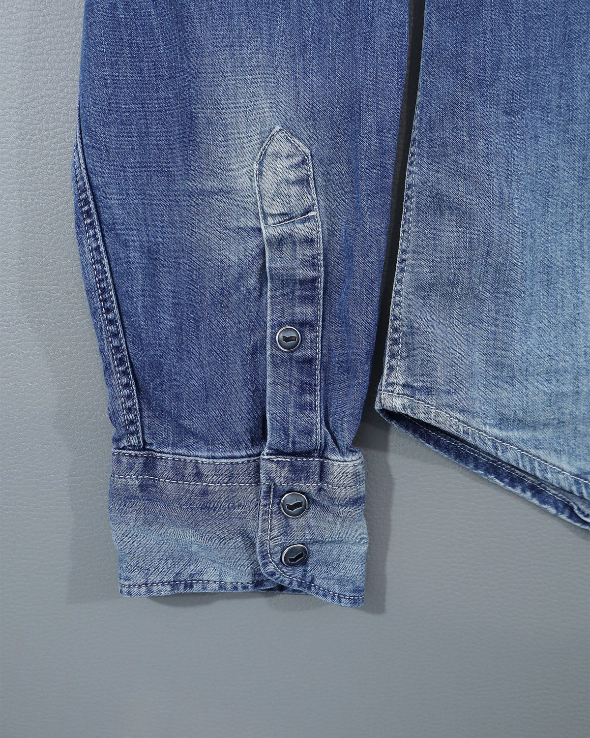 GAS Premium Denim muška teksas košulja – M