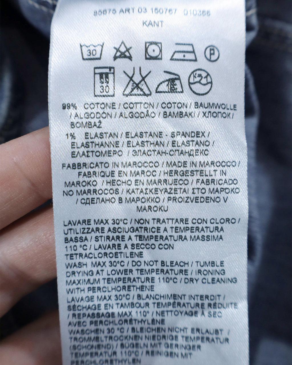 GAS Premium Denim muška teksas košulja – M