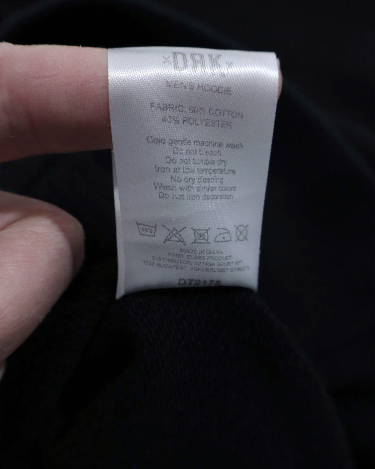 DRK muški duks sa kapuljačom – XL