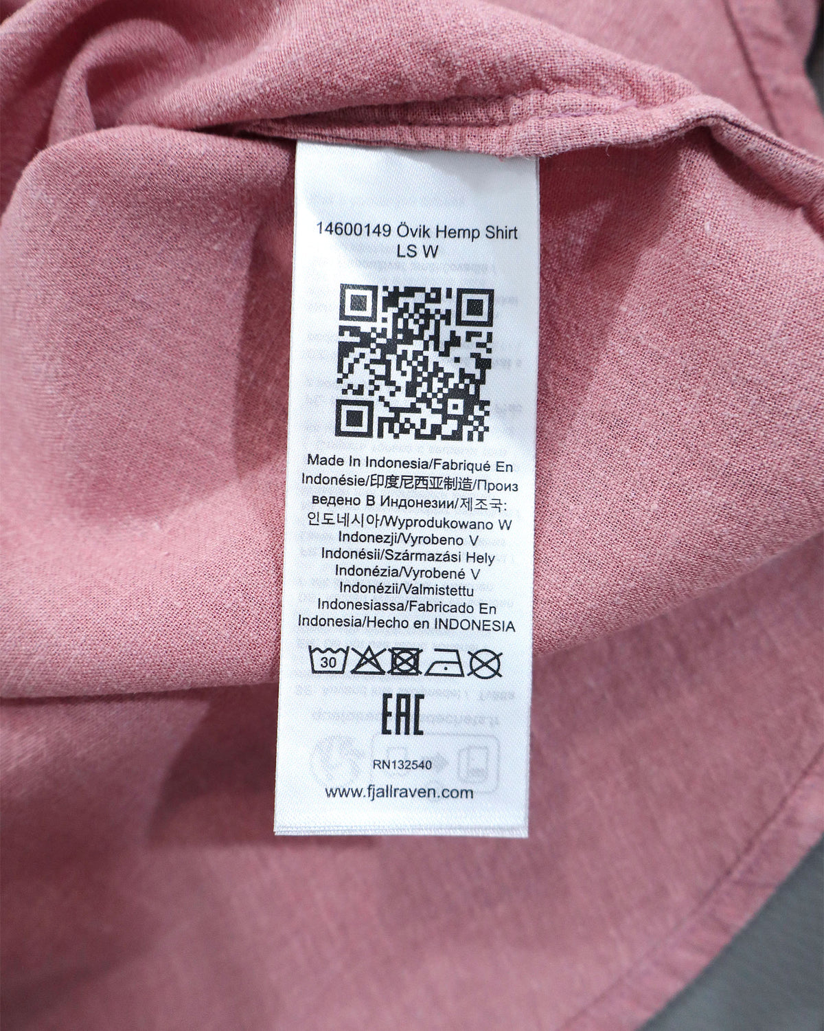 Fjällräven ženska košulja od konoplje – XL